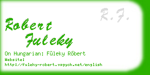 robert fuleky business card
